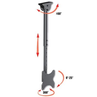 3. Techly ICA-CPLB 922L Schilderhalter 106,7 cm (42") Schwarz