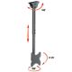 3. Techly ICA-CPLB 922L Schilderhalter 106,7 cm (42") Schwarz