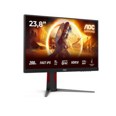 2. AOC G4 24G4HA Computermonitor 60,5 cm (23,8") 1920 x 1080 px Full HD LED Schwarz, Rot