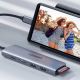 8. Ugreen CM1956in1-Adapter USB-C – HDMI / 2x USB-A 3.0 / USB-C PD/SD/TF-Leser – Grau