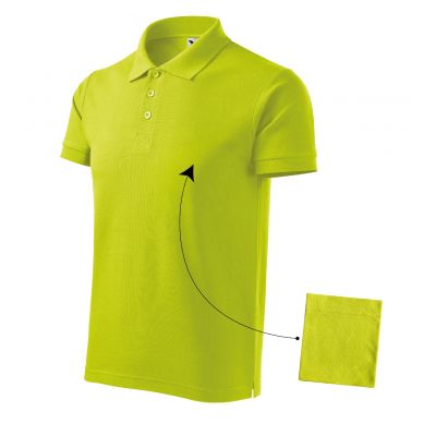 Malfini Cotton M MLI-21262 Limetten-Poloshirt
