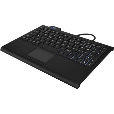 KeySonic KSK-3210ELU (DE) Tastatur Home USB QWERTZ Deutsch Schwarz