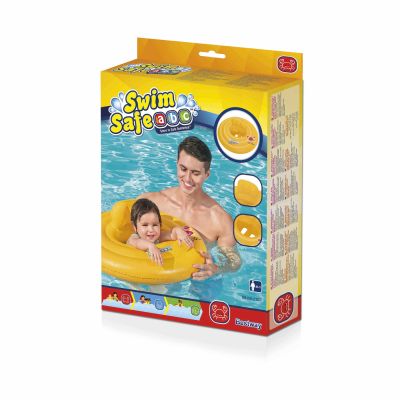 10. Bestway 32096 Swim Safe Wondersplash Rundes 3-Ring-Babyboot 92800497001