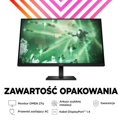 22. HP LED-Monitor, QHD 27" OMEN 27q (780H4E9) 165 Hz