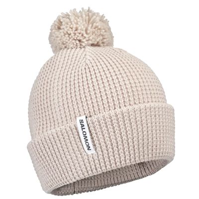 Salomon Pompom Beanie LC2937600 Grau OSFA