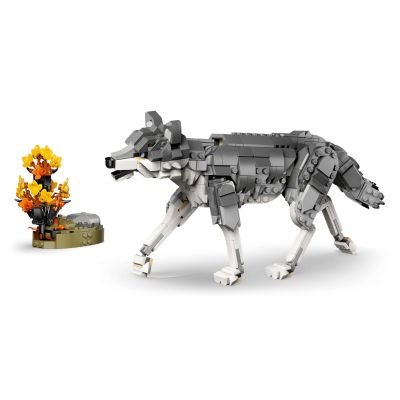 7. LEGO Creator 3-in-1 31393 – Waldtiere: Grauer Wolf