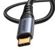 2. Joyroom Audio Transfer Series SY-A07 Miniklinke 3,5 mm / USB-C-Kabel 1,2 m – Schwarz