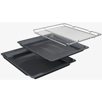6. BOSCH HBG7363B1 Einbaubackofen, 60 x 60 cm, schwarz, Home Connect