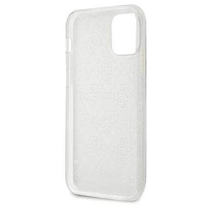 7. Guess GUHCP12S3D4GTR iPhone 12 mini 5,4" transparentes Hardcase 4G 3D Pattern Collection