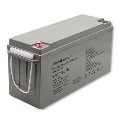 QOLTEC AGM-Batterie 12 V | 150 Ah | max. 2250 A