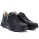 4. Bequeme, schwarze Keilschuhe aus Leder für Damen, Vinceza 79644