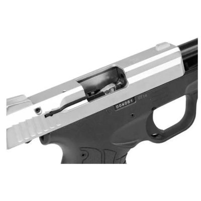 5. STALKER M906 BAS Alarm- und Signalpistole, Kal. .22 Long Blank (6 mm), glänzend verchromt