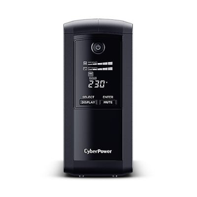 2. CyberPower VP700ELCD USV mit Line-Interactive-Technologie, 0,7 kVA, 390 W, 4 x Netzsteckdosen