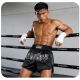 6. Schwarze Muay-Thai-Shorts für Herren V2 COMBATWEAR | DBX Bushido