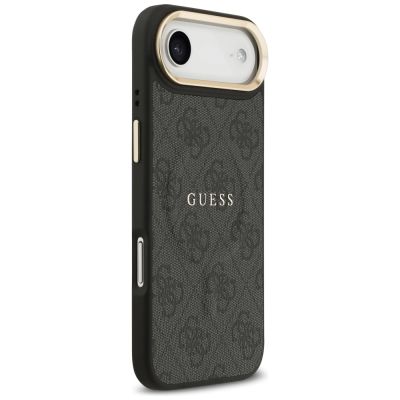 4. Guess 4G PU Classic Logo MagSafe Hülle für iPhone 17 Air - Schwarz