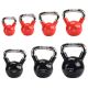 38. Kettlebell Gusseisengriff Chrom gerändelt HMS KTC20 SCHWARZ 