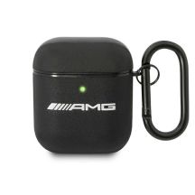 AMG AMA2SLWK AirPods-Abdeckung schwarz/schwarzes Leder