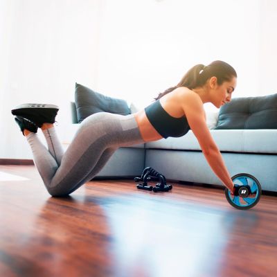 8. Rebel Active Doppelrad, Bauchmuskelroller AB-Rad AB-2 RBA-3061