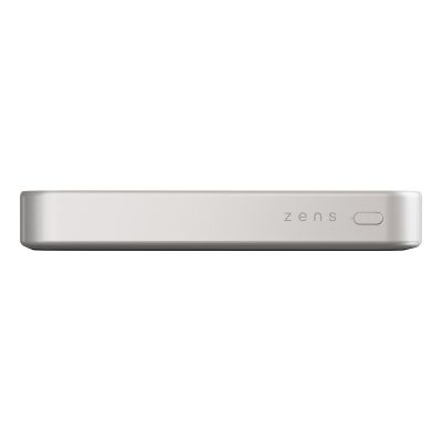 3. ZENS Slim Qi2 Aluminium Powerbank - 10000 mAh magnetische Powerbank kompatibel mit MagSafe und Qi2 (weiß)