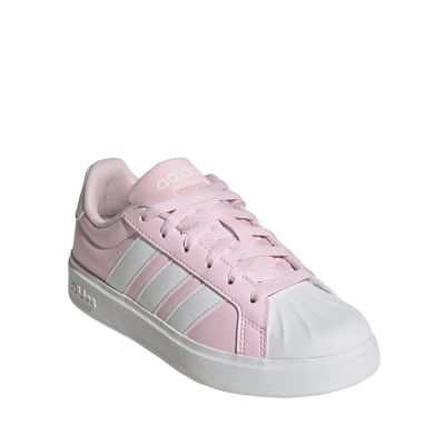 2. Adidas Streettalk Pink-Weiße Kinderschuhe JQ8609