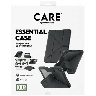 5. Care by PanzerGlass Y-Fold-Case für iPad Air 11" 2025 (7. Gen.) / iPad Air 11" 2024 (6. Gen.) - Schwarz