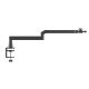 2. BOYA MIC ARM LP Flacher Mikrofonarm mit Klemme – Schwarz