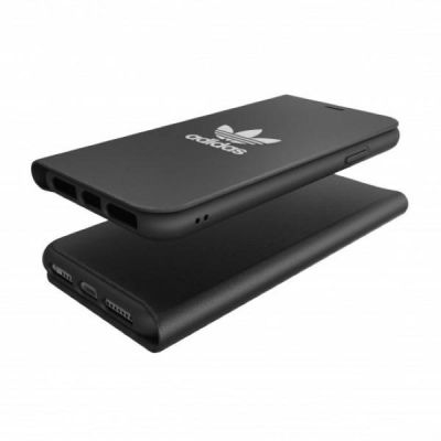 7. Adidas OR Booklet Case Basic für iPhone 11 Pro Max - Schwarz und Weiß