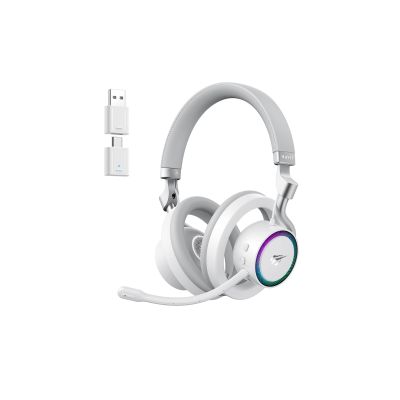 4. Havit Fuxi-H8 Kabelloser Open-Ear-Gaming-Kopfhörer (Weiß)