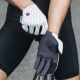 4. Rockbros Sporthandschuhe Frühling-Sommer Größe S - Weiß und Schwarz
