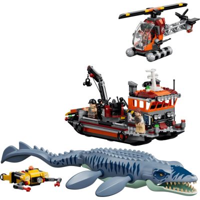 3. LEGO Jurassic World 77983 – Mosasaurus-Bootsangriff