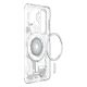 4. Spigen Ultra Hybrid Mag MagSafe Hülle für Samsung Galaxy S26+ Zero One – Transparent und Weiß