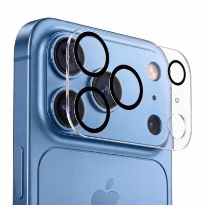 3. Tech-Protect Cam Fit+ Kameraschutzhülle für iPhone 18 Pro – Transparent