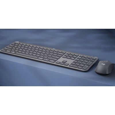 Logitech MK950 Signature Business Tastatur und Maus inklusive, Office RF Wireless + Bluetooth, QWERTZ, Deutsch, Graphit