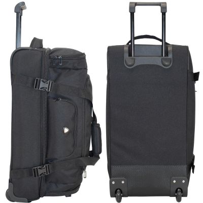 4. PREMIUM TROLLEY-REISETASCHE T5607-0 SCHWARZ SEMI LINE