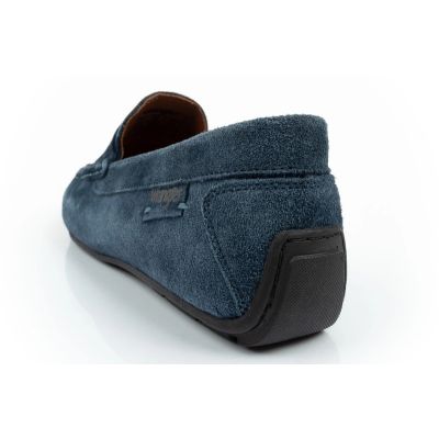 5. Wrangler Herrenschuhe Maifield Wildledermokassins, marineblau