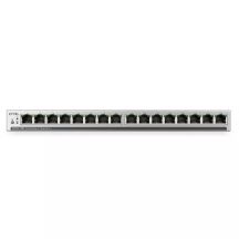 Zyxel GS1100-16EP-EU0101F Switch, 16 Ports, PoE 135 W (PoE+:16;), Unmanaged, lüfterlos, Slim