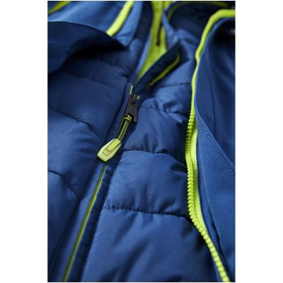 Herren-Skijacke mit abnehmbarer Kapuze und Reißverschluss Killtec KOW 26, blau