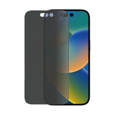 3. PanzerGlass Ultra-Wide Fit Antibakterieller Sichtschutz aus gehärtetem Glas mit Positionierer für iPhone 14 Pro
