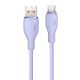 2. Baseus Pudding 100W USB-A - USB-C Kabel 2m - Lila