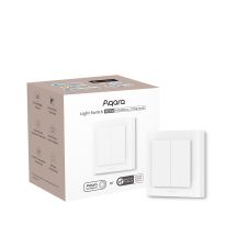 Aqara Lichtschalter H2 EU kabellos Grau, Weiß