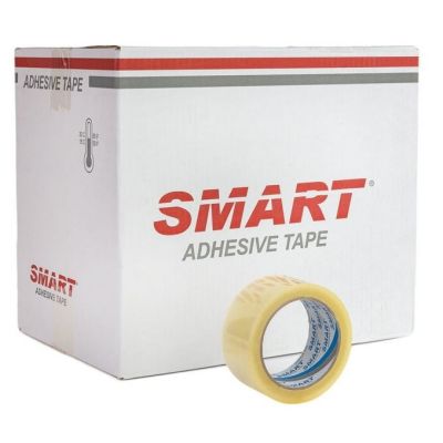 BSTech Acryl-Verpackungsband 48 x 60 m, transparente Box, 36 Stück