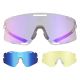 4. Rockbros SP338 ROAD TO SKY Radbrille mit Wechselgläsern – Klar