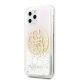 2. Guess GUHCN58LGIRGP iPhone 11 Pro Hartschalenetui Gradient Liquid Glitter Circle Logo