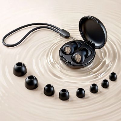 3. Tech-Protect QuietFit Silikon-Ohrstöpsel mit Akustikfilter – Schwarz