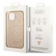 8. Guess Glitter Script Case für iPhone 14 Plus - Gold