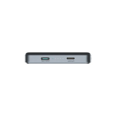 5. Joyroom JR-PBM08 Pro 10000mAh Ultradünne Powerbank - Grau