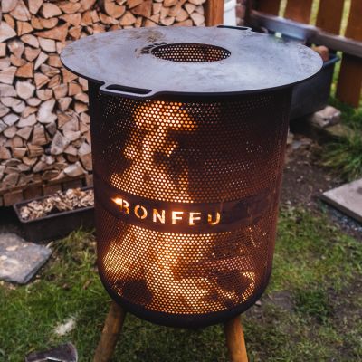 37. Bonfeu Gartenfeuerstelle Bonves 45 Korb schwarz 4502