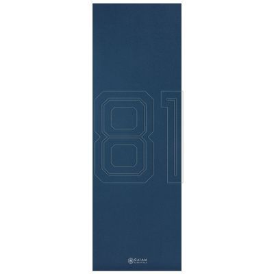 7. Yoga mat Gaiam Essentials 6 mm with heart Navy 63314