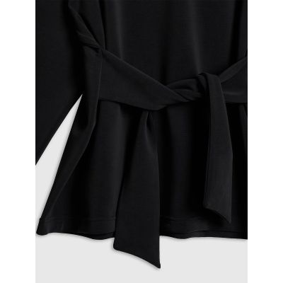 7. Damen-Sweatshirt mit Bindebändern und Modal, reguläre Passform, Größe 4F 4FRSS26TSWSF2784-20S