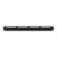 9. LANBERG Patchpanel, 24 Ports, 1 HE, 19" CAT.6A UTP, Schwarz, PPUA-1024-B